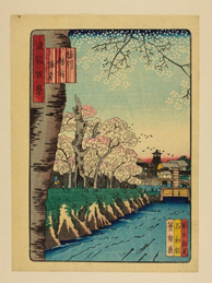 堀川備前陣家（浪花百景）の錦絵