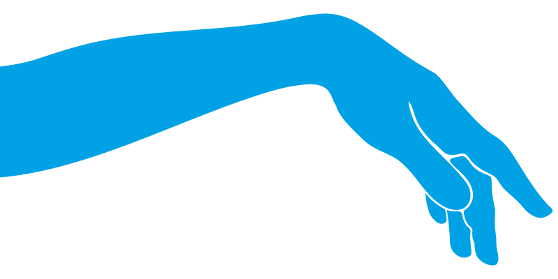 手を差し伸べる