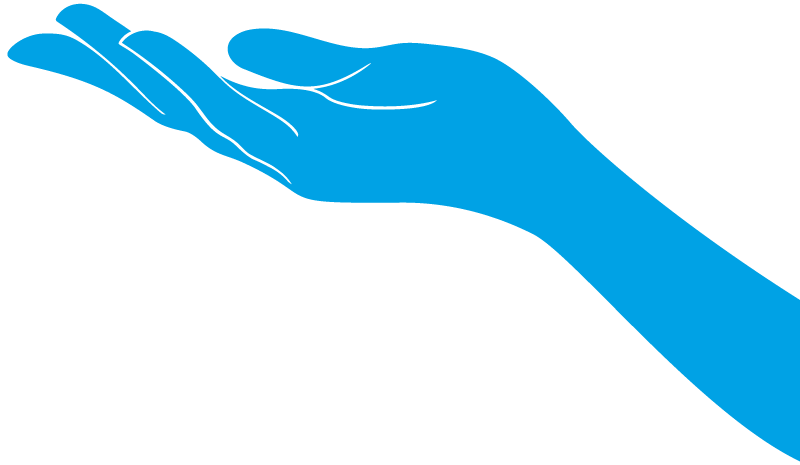 手を差し伸べる