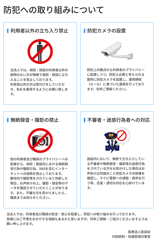 防犯への取り組みについて